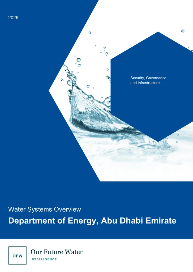 Water Systems Overview: Department of Energy, Abu Dhabi Emirate cover
